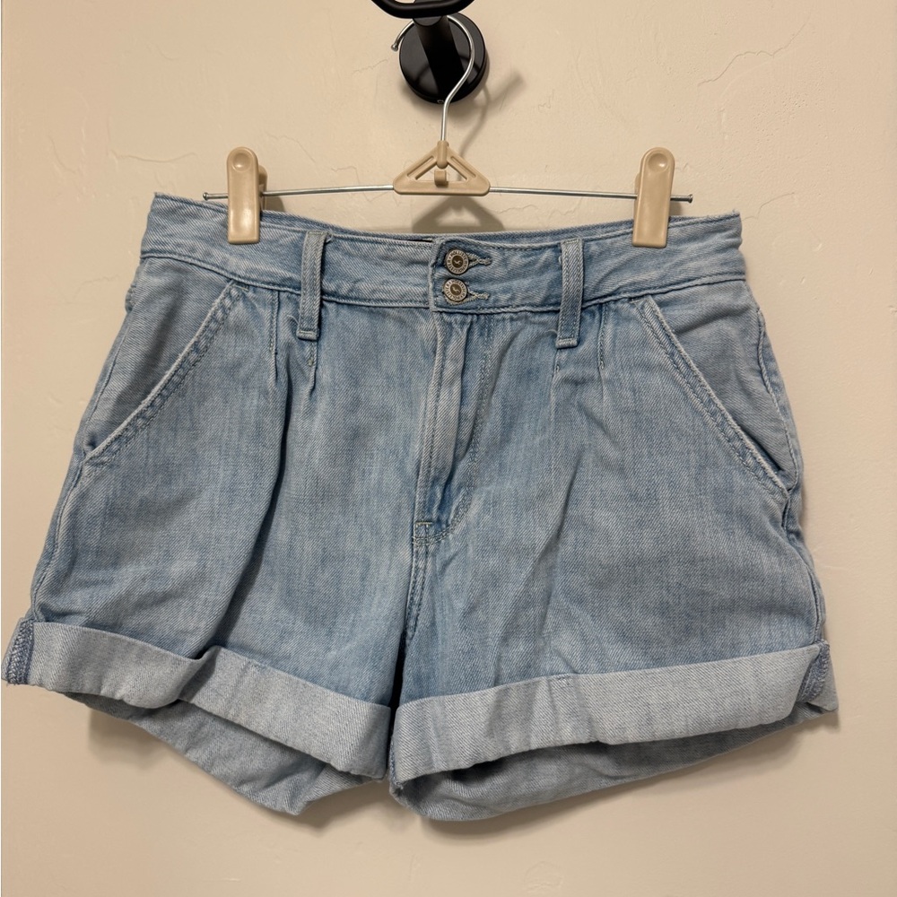 Hollister Light Blue Jean Shorts